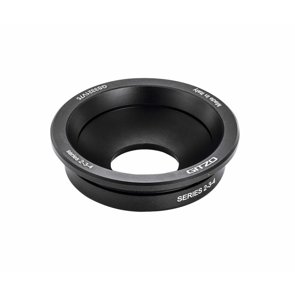 Gitzo 75mm half bowl video adapter systematic, series 2-4